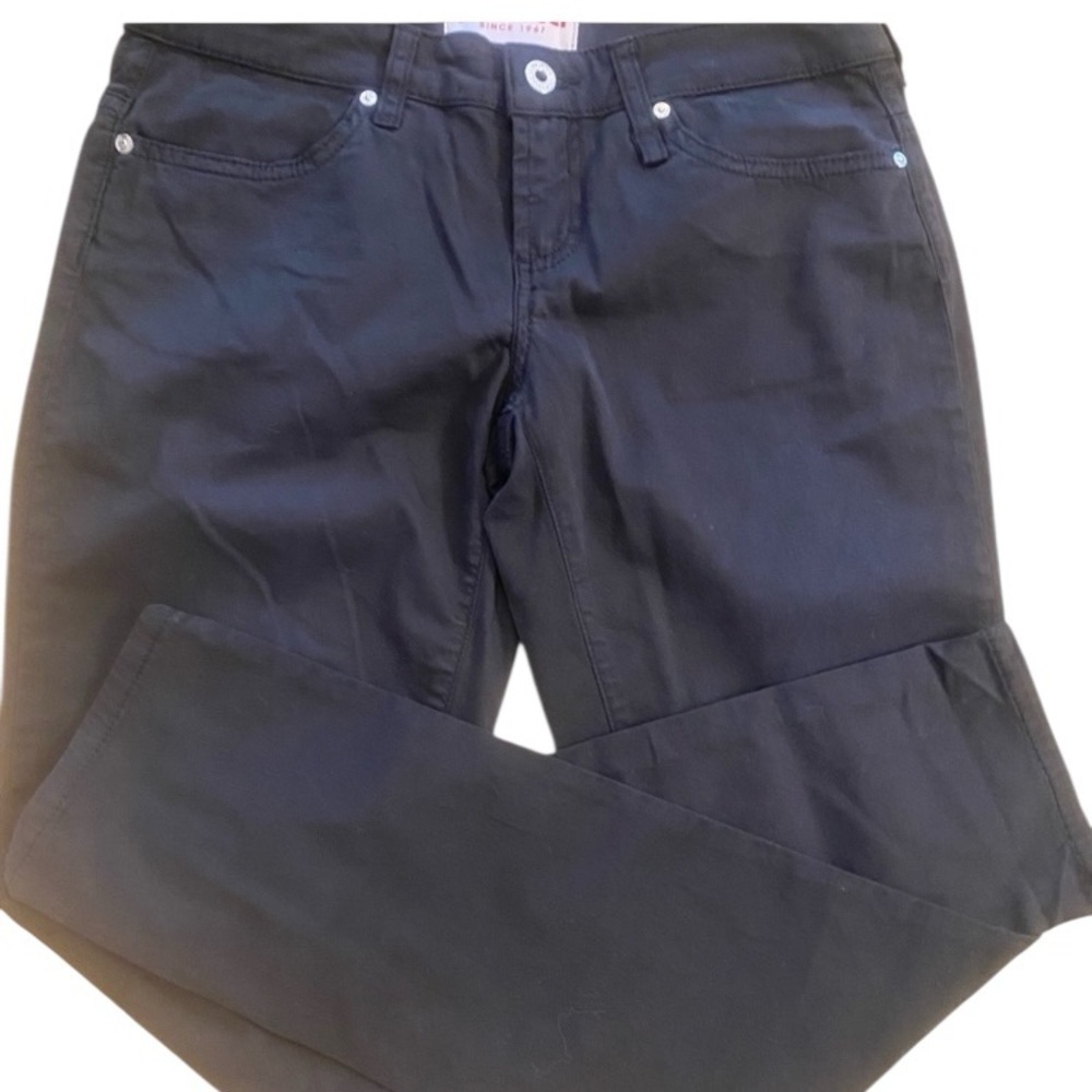 Fiorucci Women’s Black Mid Rise New Jeans Thin New 28